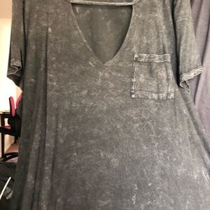 Torrid black choker tee